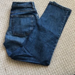 Everlane medium washed straight ankle jean